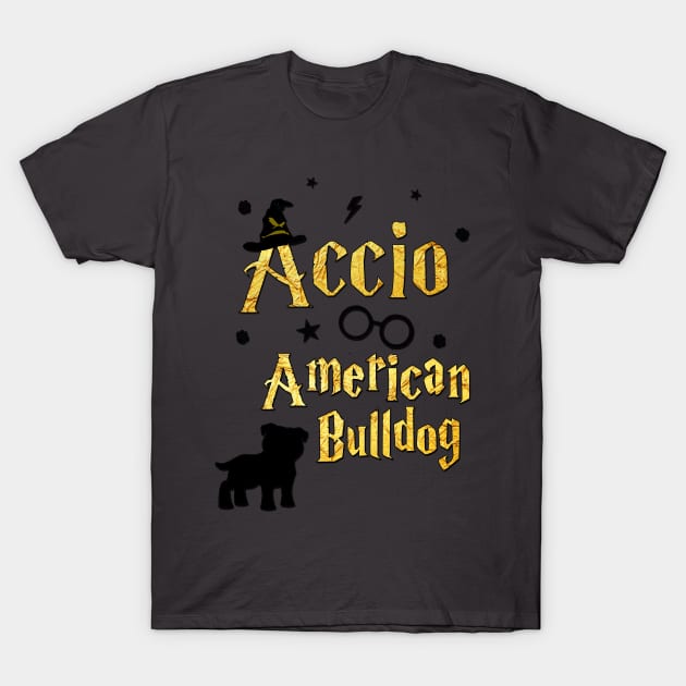 Accio American Bulldog T-Shirt by dogfather